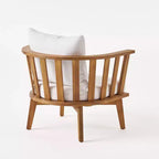 Ensemble Palmo 3 chaises de club et table en bois d'acacia 3 pièces : Mobilier d'extérieur, Résistant à l'eau - Christopher Knight Home