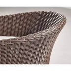 Ensemble de conversation d'extérieur Athènes 4 pièces en osier toutes saisons avec table basse de 26 po - Marron - Alaterre Furniture