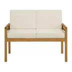 Alaterre Furniture Okemo, ensemble de 2 pièces : canapé de terrasse extérieur résistant aux intempéries avec coussins et table basse