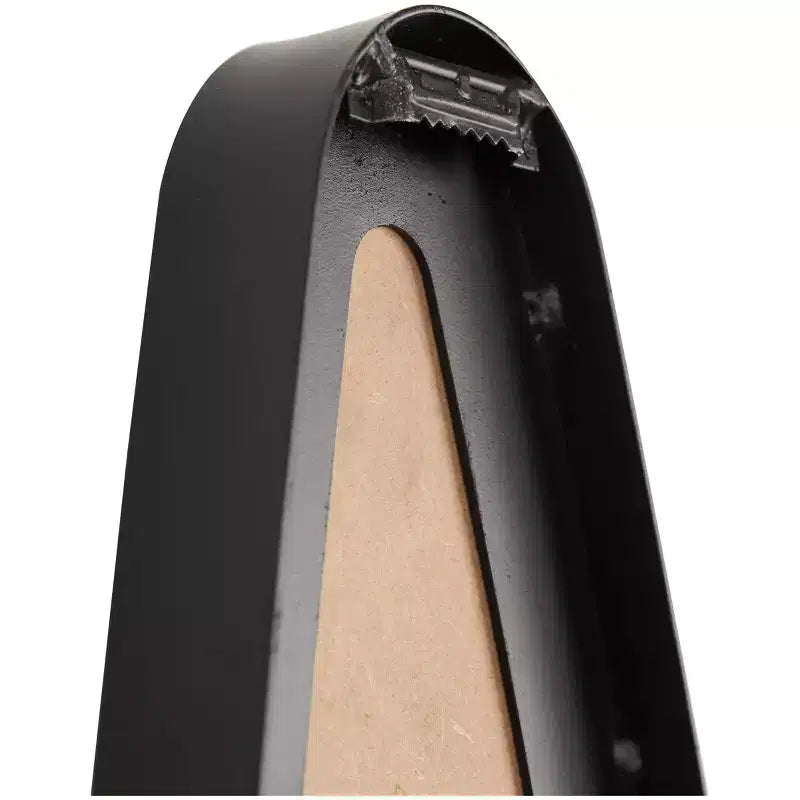 Lot de 3 miroirs muraux ovales allongés en métal noir – Décoration murale contemporaine