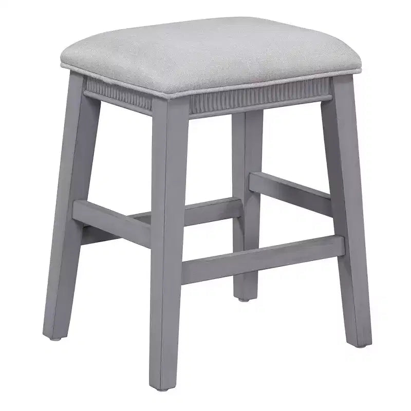 Ensemble table de bar Whisen 4 pièces avec 3 tabourets rembourrés et 3 tiroirs