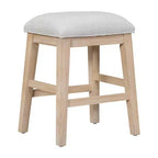 Ensemble table de bar Whisen 4 pièces avec 3 tabourets rembourrés et 3 tiroirs