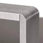 Christopher Knight Home Cape Coral Ensemble de 4 fauteuils de club et poufs d'extérieur en aluminium avec coussins, kaki/argent