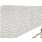 Ensemble de chambre Findlay 2 pièces, lit tapissé 3D moelleux avec table de chevet