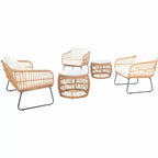 Venta 5 Piece Living Set - Indoor/Outdoor - PAT9007 - Safavieh