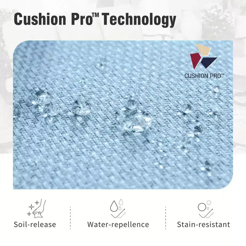 Captiva Designs - Ensemble de conversation d'extérieur 4 pièces avec braséros et fauteuils à dossier quadrillé pour jardin, piscine, arrière-cour