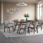 Ensemble de salle à manger en bois rembourré 7 pièces Tabitha de Christopher Knight Home
