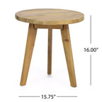 Christopher Knight Home Mcgill, ensemble de 3 chaises de conversation d'extérieur en bois d'acacia et corde, teck/gris foncé