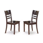 Ensemble de salle à manger rectangulaire avec table et chaises HomeStock Cappuccino