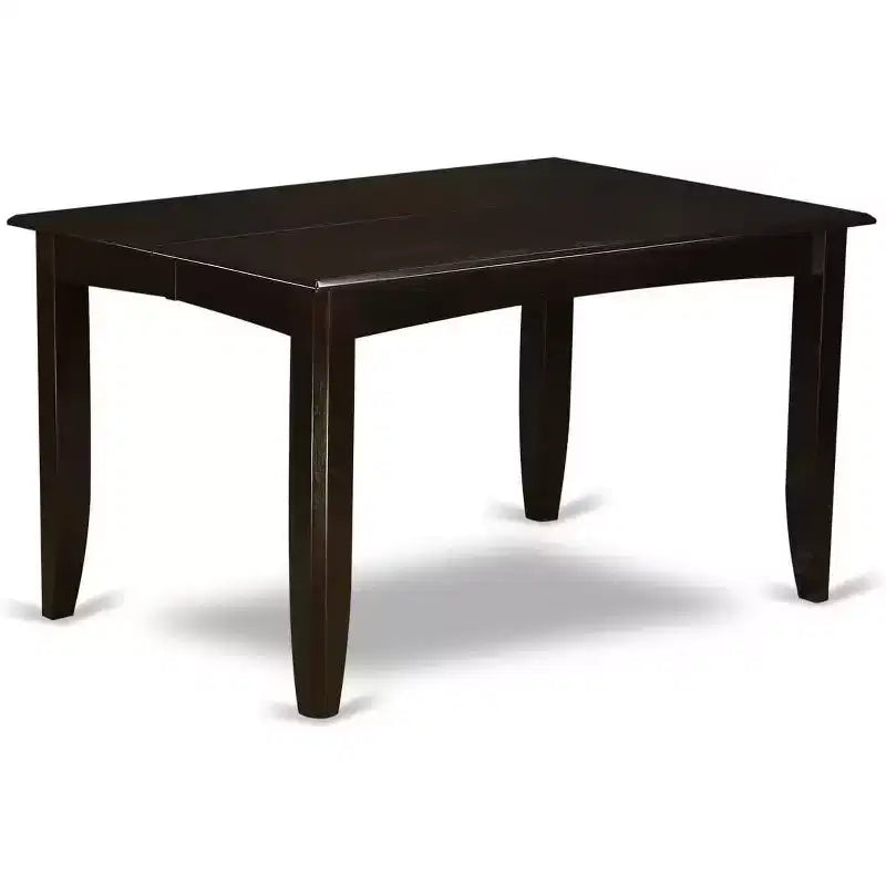 Ensemble de salle à manger Parfait, table carrée et chaises style moderne, cappuccino foncé