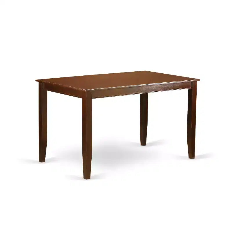 Ensemble de pub HomeStock Table et 6 chaises hauteur comptoir fini acajou