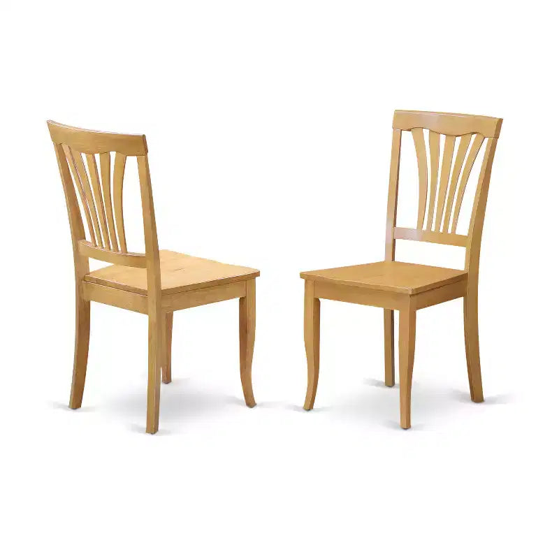 Ensemble table à manger rectangulaire en chêne HomeStock avec 4 chaises et un banc