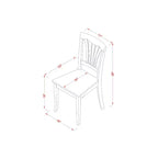 Ensemble table à manger rectangulaire en chêne HomeStock avec 4 chaises et un banc