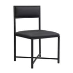 Ensemble de salle à manger extensible Whisen Modern 5 pièces, table carrée pliable avec chaises rembourrées en cuir