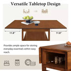 Ensemble de salle à manger extensible Whisen Modern 5 pièces en bois avec deux abattants et chaises rembourrées