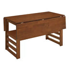 Ensemble de salle à manger extensible Whisen Modern 5 pièces en bois avec deux abattants et chaises rembourrées