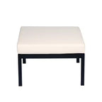 Christopher Knight Home Faye Ensemble de 5 pièces de mobilier de patio en acacia et métal avec rembourrage et lattes