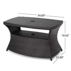 Christopher Knight Home Pacific Ensemble de conversation extérieur 3 pièces en osier avec chaises longues sans accoudodoirs réglables