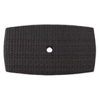 Christopher Knight Home Pacific Ensemble de conversation extérieur 3 pièces en osier avec chaises longues sans accoudodoirs réglables