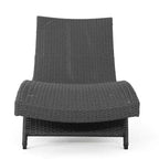 Christopher Knight Home Pacific Ensemble de conversation extérieur 3 pièces en osier avec chaises longues sans accoudodoirs réglables