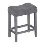 Ensemble de salle à manger de 4 pièces hauteur bar style ferme avec 3 tabourets, ensemble de salle à manger hauteur comptoir, ensemble de table de petit-déjeuner, ensemble de salle à manger bistrot, rustique et industriel - ModernLuxe