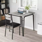 Table à manger pour 2 personnes - Petite table et chaises, Ensemble de salle à manger carré, Ensemble de table à dîner, Ensembles de cuisine et de salle à manger 3 pièces pour petit espace, appartement