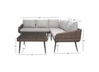 Ensemble de canapés 4 pièces Onri - Intérieur/Extérieur - PAT9027 - Safavieh