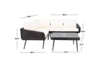 Ensemble de canapés 4 pièces Onri - Intérieur/Extérieur - PAT9027 - Safavieh