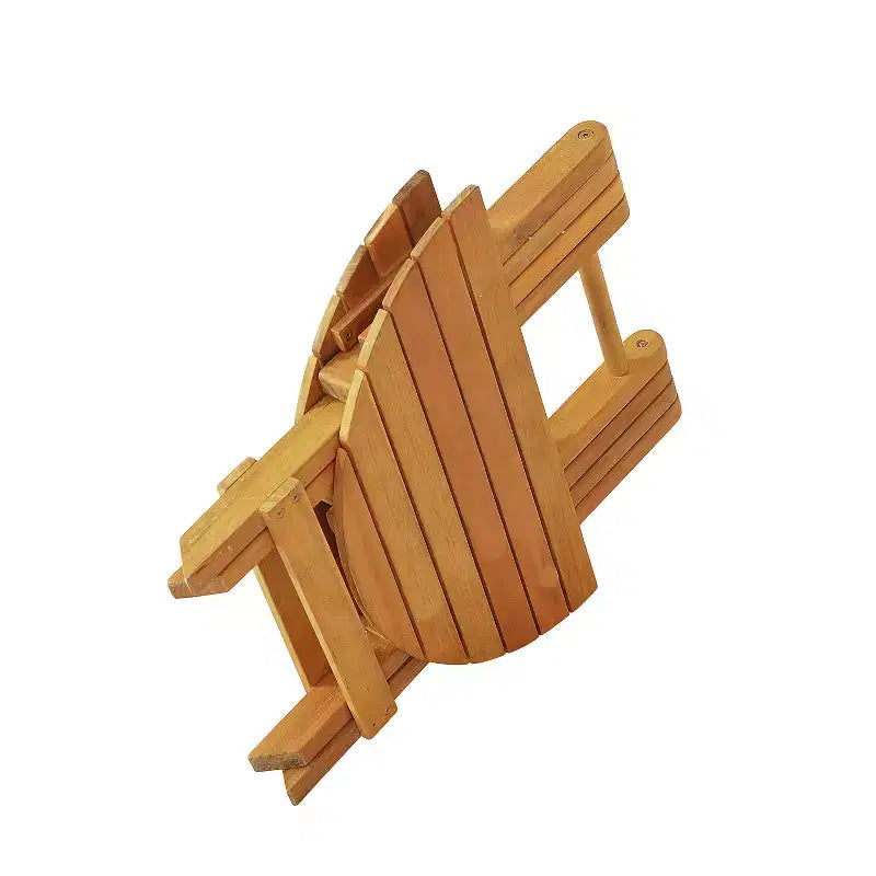 Christopher Knight Home Cedric – Ensemble 3 pièces de chaises de club de patio de style transitionnel en bois d'acacia avec table d'appoint pliable