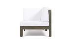 Christopher Knight Home Malcolm — Ensemble de canapé sectionnel d'extérieur 5 places en bois d'acacia avec table basse et coussins