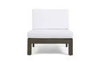 Christopher Knight Home Malcolm — Ensemble de canapé sectionnel d'extérieur 5 places en bois d'acacia avec table basse et coussins