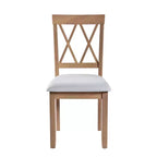 Ensemble de salle à manger 3 pièces extensible Merax avec chaises rembourrées