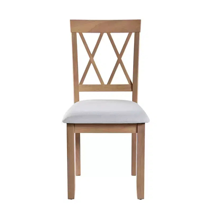 Ensemble de salle à manger 3 pièces extensible Merax avec chaises rembourrées