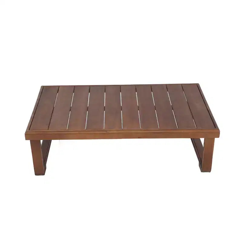 Christopher Knight Home Zip Ensemble causeuse et table basse d'extérieur en bois d'acacia avec coussins