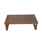 Christopher Knight Home Zip Ensemble causeuse et table basse d'extérieur en bois d'acacia avec coussins