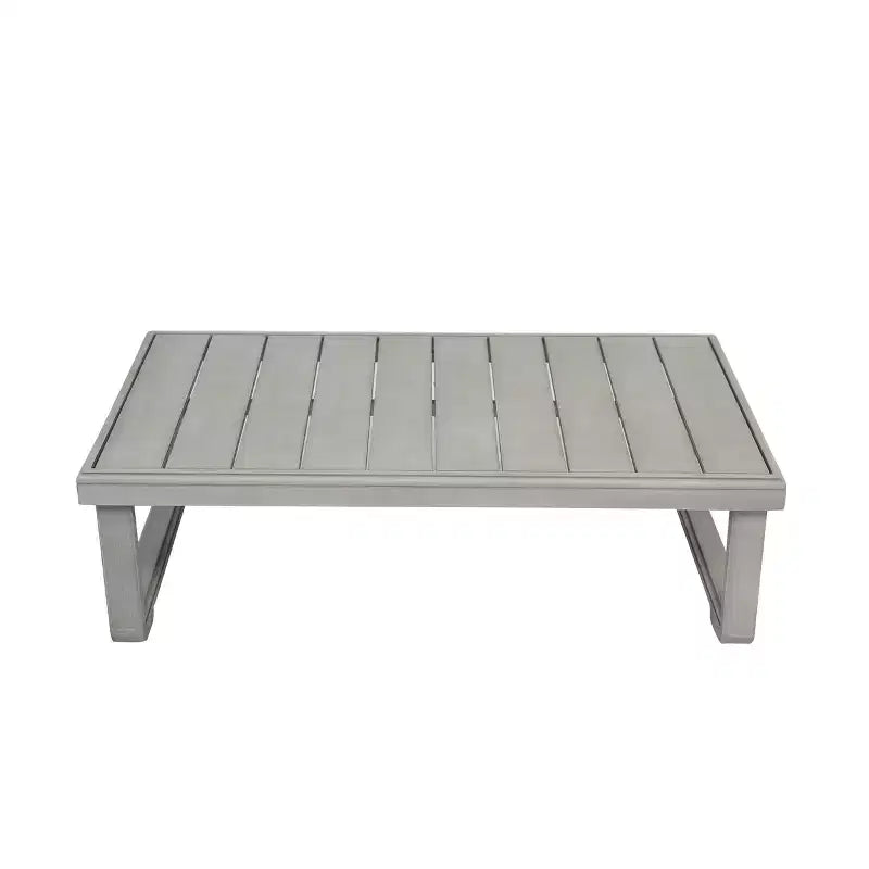 Christopher Knight Home Zip Ensemble causeuse et table basse d'extérieur en bois d'acacia avec coussins