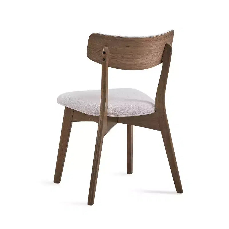GDFStudio Megann Ensemble de salle à manger 5 pièces en tissu et bois, style moderne milieu de siècle