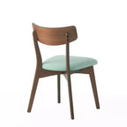 GDFStudio Megann Ensemble de salle à manger 5 pièces en tissu et bois, style moderne milieu de siècle