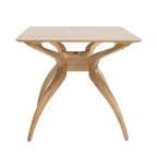 GDFStudio Megann Ensemble de salle à manger 5 pièces en tissu et bois, style moderne milieu de siècle