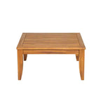 Ensemble de canapés de patio 6 pièces, salon de jardin modulaire d'extérieur, sectionnel en forme de L avec table, pouf, coussins et oreillers - ModernLuxe