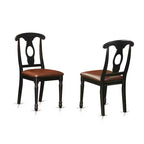 Ensemble de table de cuisine 3 pièces HomeStock Belmont, noir
