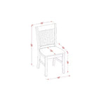 Ensemble de salle à manger HomeStock Belmont avec banc - Table à manger, 4 chaises et banc, Chêne