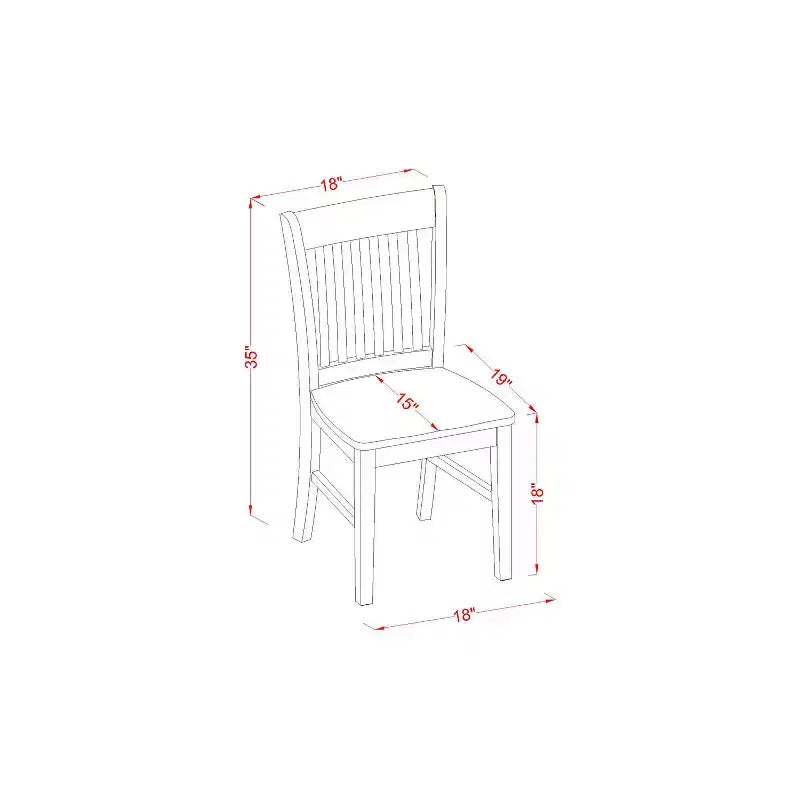 Ensemble de salle à manger HomeStock Belmont avec banc - Table à manger, 4 chaises et banc, Chêne