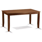 Ensemble de salle à manger formel HomeStock Belmont - Table et chaises de salle à manger, Acajou
