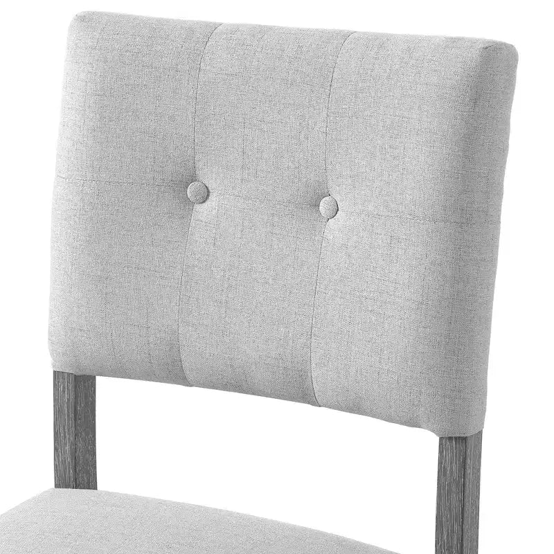Ensemble de salle à manger en bois 6 pièces, table rectangulaire avec 4 chaises rembourrées et banc
