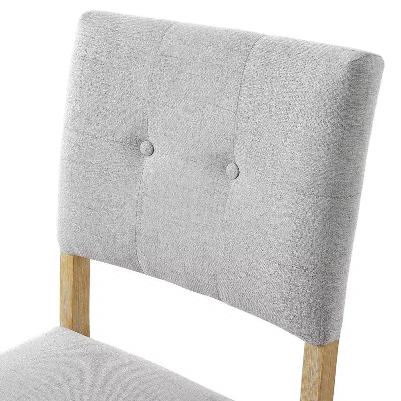 Ensemble de salle à manger en bois 6 pièces, table rectangulaire avec 4 chaises rembourrées et banc