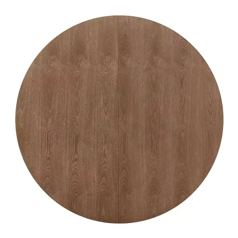 GDFStudio Alachua Ensemble de salle à manger 5 pièces extensible en bois et tissu de style campagnard