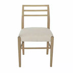 GDFStudio Alachua Ensemble de salle à manger 5 pièces extensible en bois et tissu de style campagnard