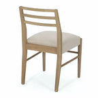 GDFStudio Alachua Ensemble de salle à manger 5 pièces extensible en bois et tissu de style campagnard