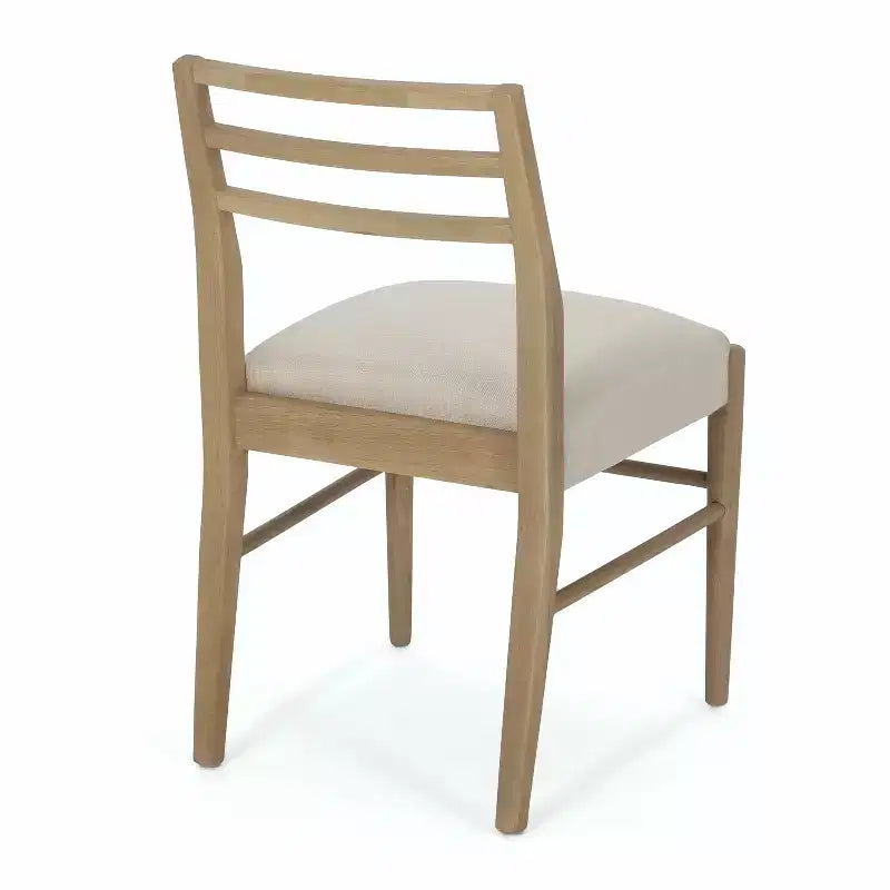 GDFStudio Alachua Ensemble de salle à manger 5 pièces extensible en bois et tissu de style campagnard